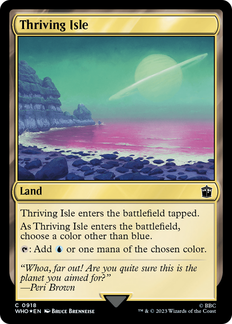 Thriving Isle (Surge Foil) [Doctor Who] | Pegasus Games WI