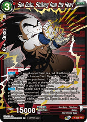 Son Goku, Striking from the Heart (Gold Stamped) (P-328) [Tournament Promotion Cards] | Pegasus Games WI