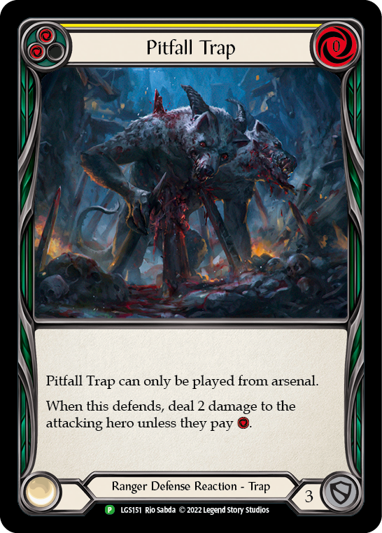Pitfall Trap (Yellow) [LGS151] (Promo)  Rainbow Foil | Pegasus Games WI