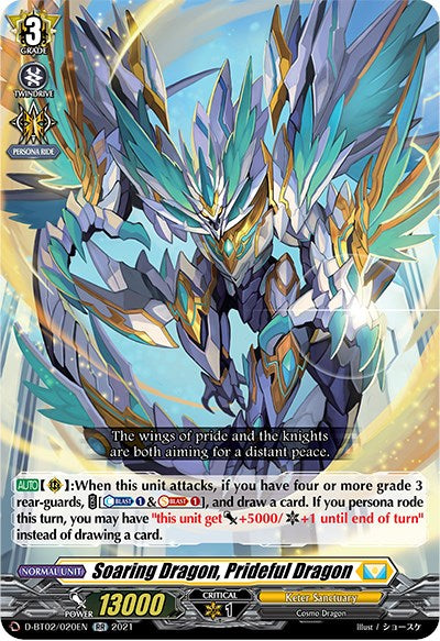 Soaring Dragon, Prideful Dragon (D-BT02/020EN) [A Brush with the Legends] | Pegasus Games WI