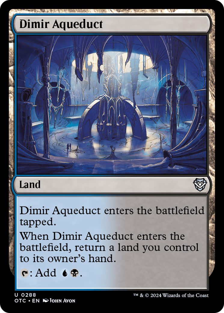 Dimir Aqueduct [Outlaws of Thunder Junction Commander] | Pegasus Games WI