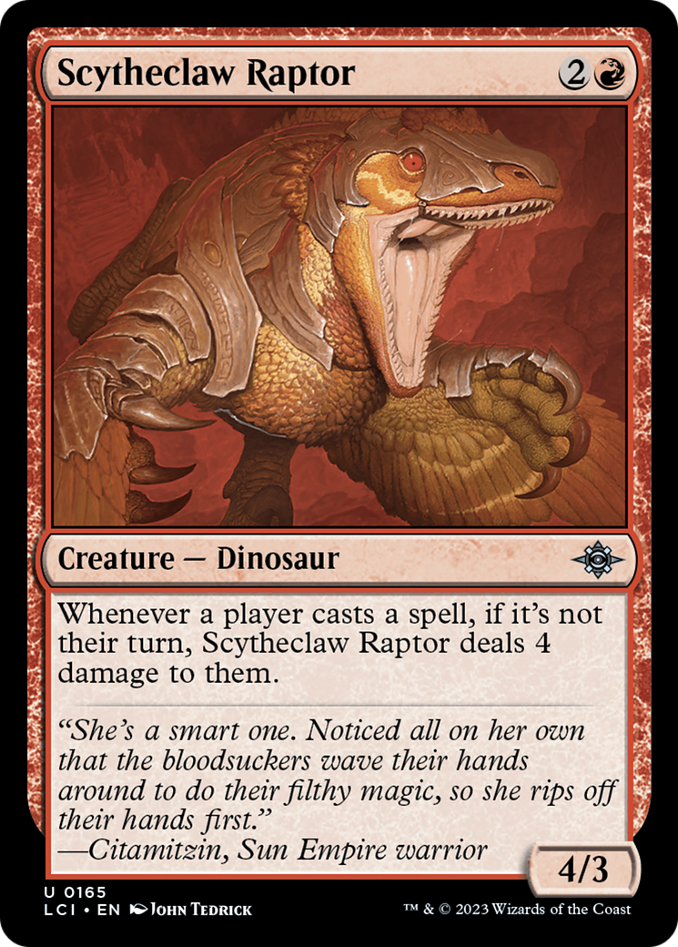 Scytheclaw Raptor [The Lost Caverns of Ixalan] | Pegasus Games WI