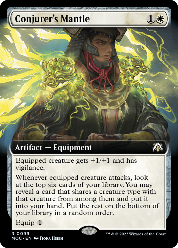 Conjurer's Mantle (Extended Art) [March of the Machine Commander] | Pegasus Games WI