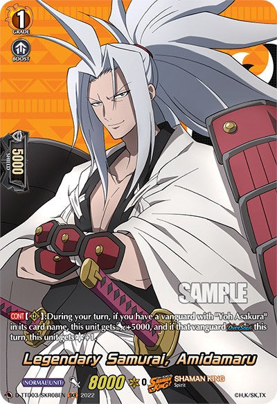 Legendary Samurai, Amidamaru (D-TTD03/SKR08EN) [Shaman King] | Pegasus Games WI