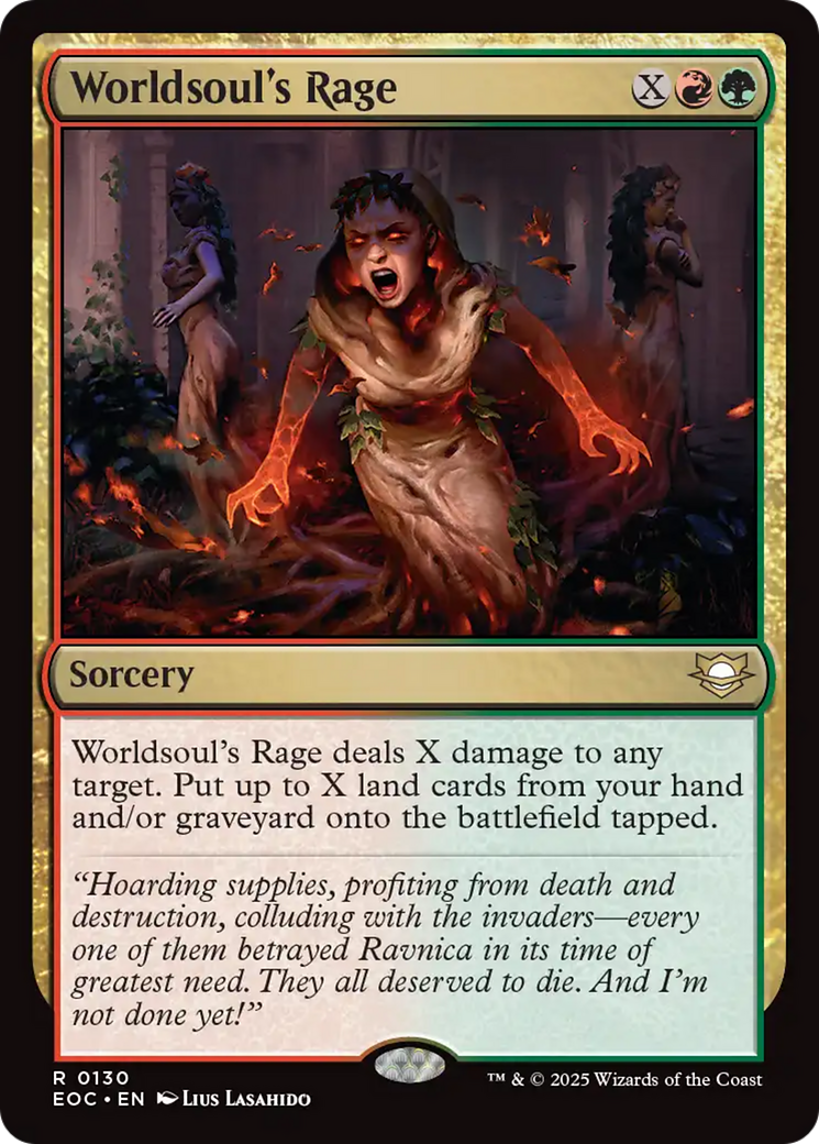 Worldsoul's Rage [Edge of Eternities Commander] | Pegasus Games WI
