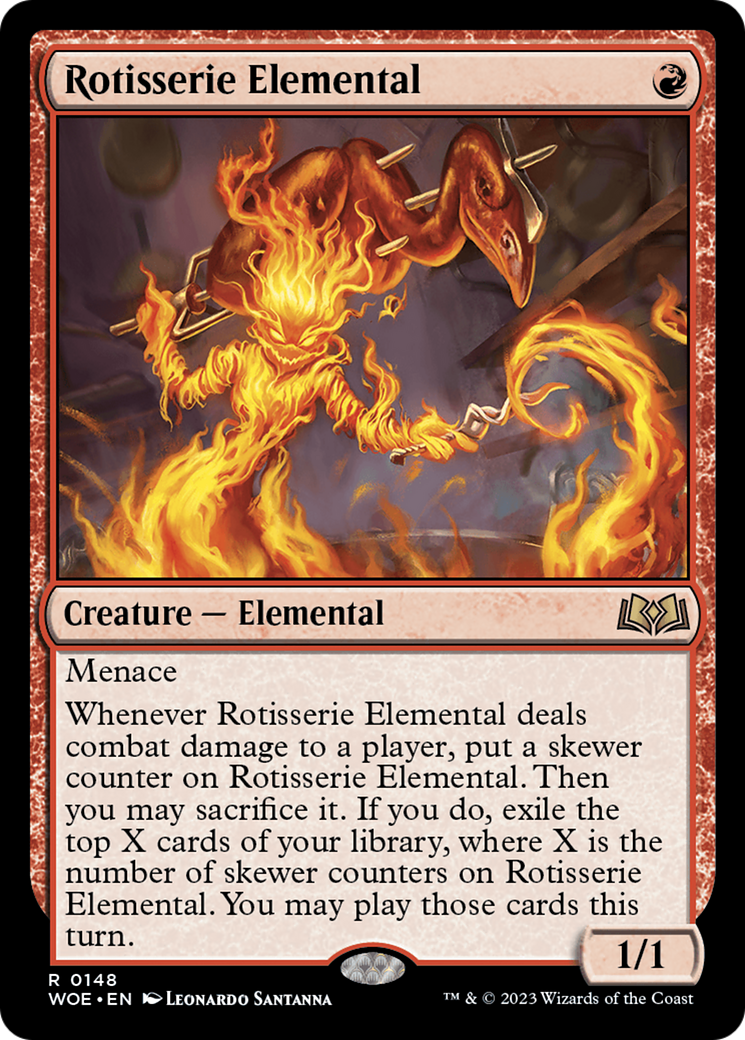 Rotisserie Elemental [Wilds of Eldraine] | Pegasus Games WI