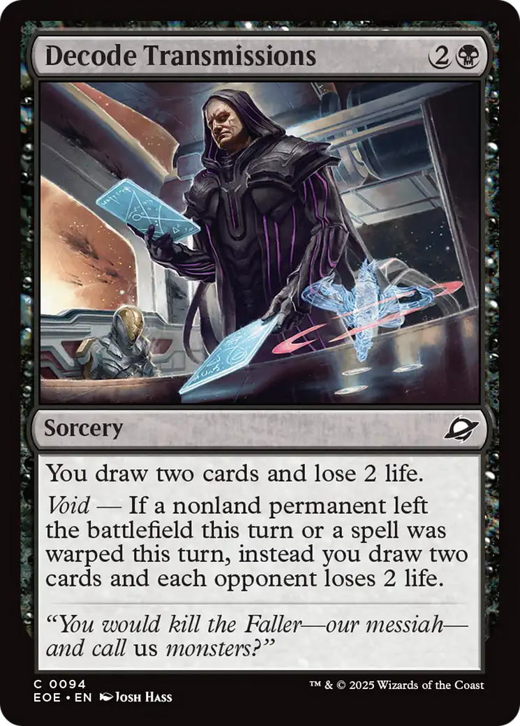 Decode Transmissions [Edge of Eternities] | Pegasus Games WI