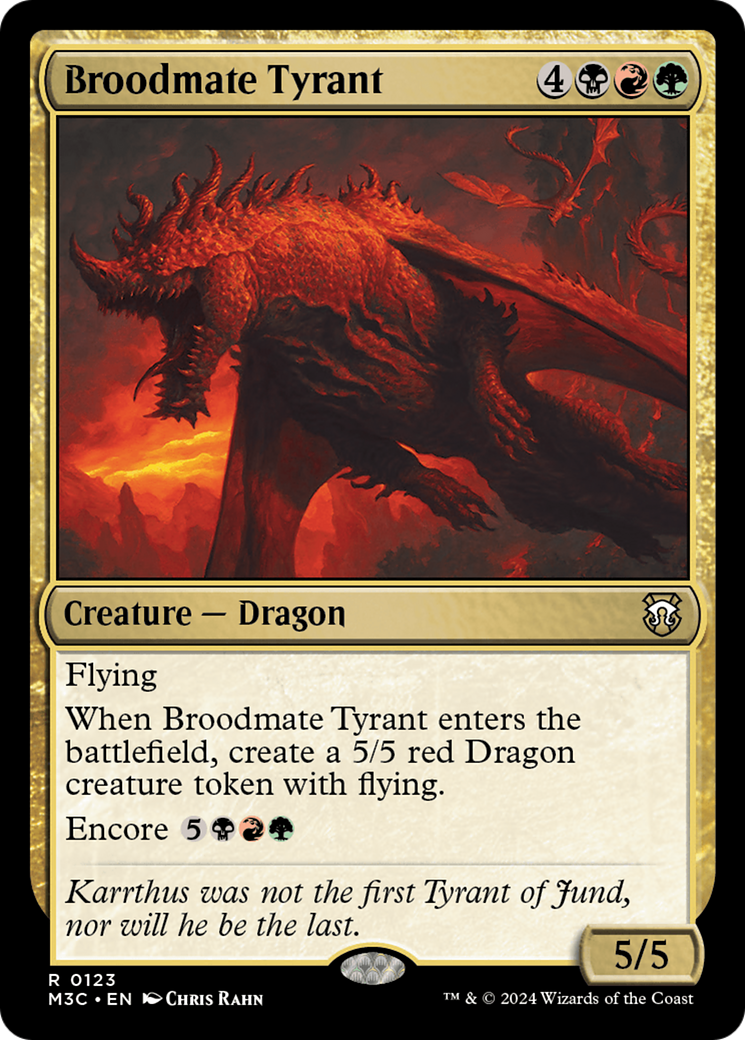 Broodmate Tyrant [Modern Horizons 3 Commander] | Pegasus Games WI