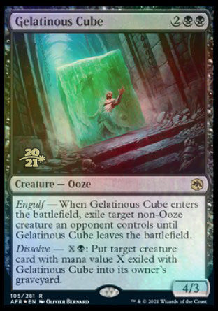 Gelatinous Cube [Dungeons & Dragons: Adventures in the Forgotten Realms Prerelease Promos] | Pegasus Games WI