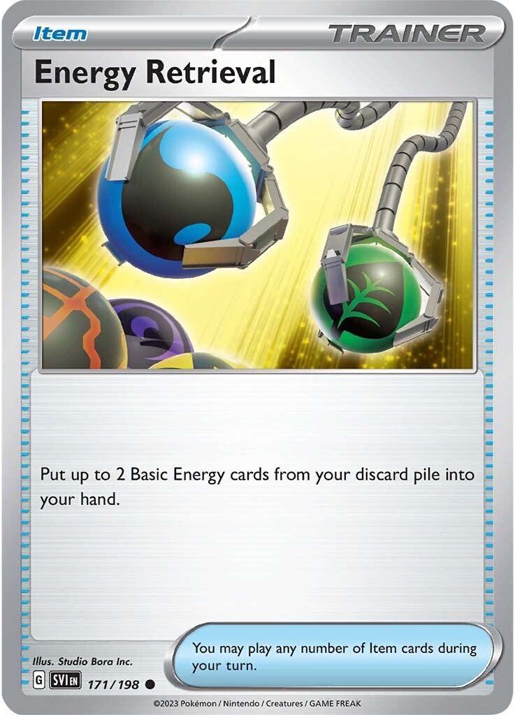 Energy Retrieval (171/198) [Scarlet & Violet: Base Set] | Pegasus Games WI