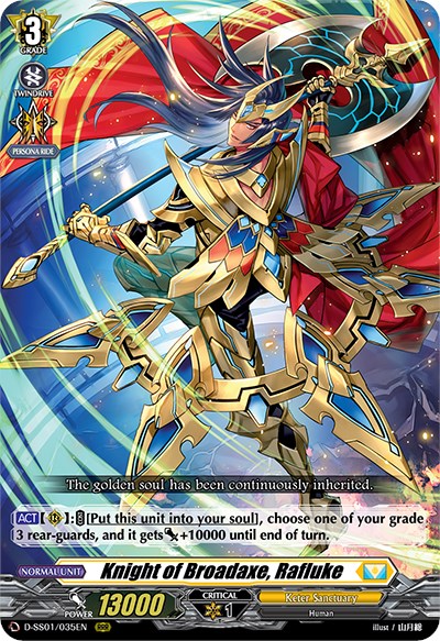 Knight of Broadaxe, Rafluke (D-SS01/035EN) [Festival Collection 2021] | Pegasus Games WI