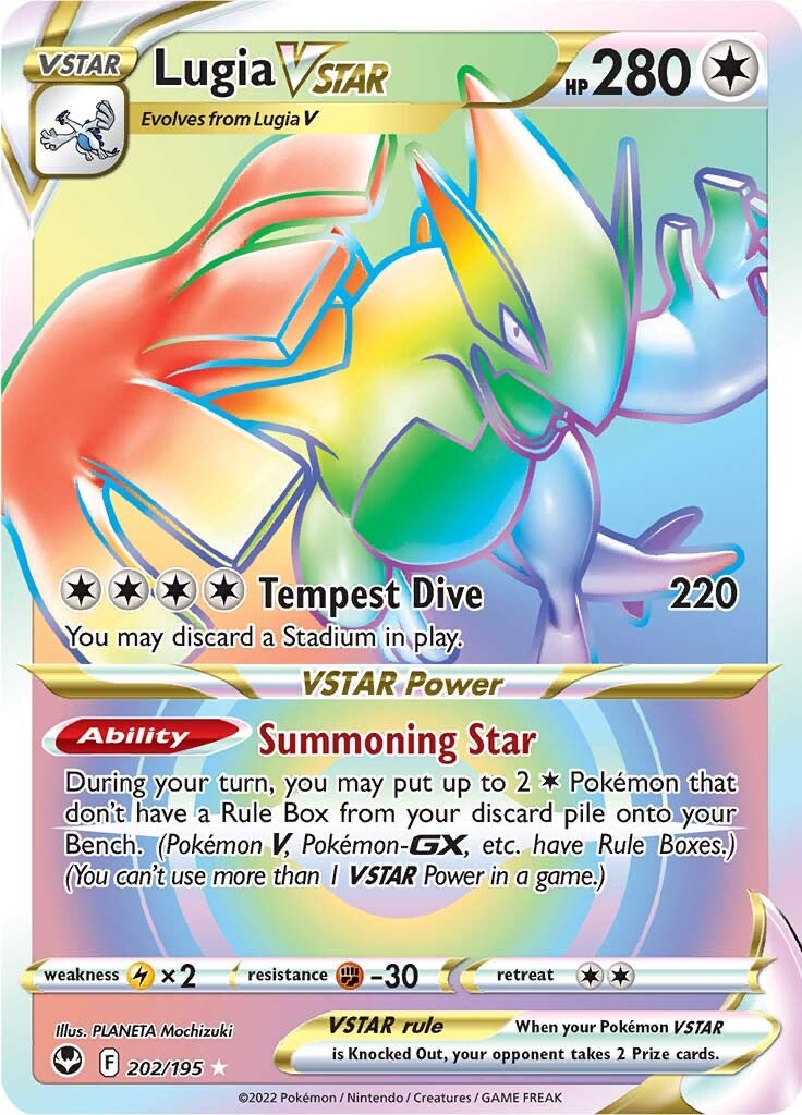 Lugia VSTAR (202/195) [Sword & Shield: Silver Tempest] | Pegasus Games WI