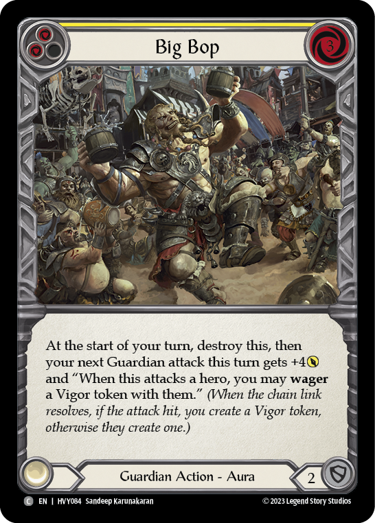 Big Bop (Yellow) [HVY084] (Heavy Hitters)  Rainbow Foil | Pegasus Games WI