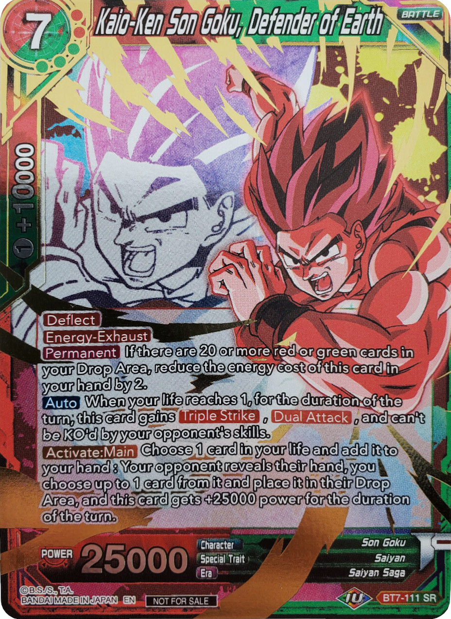 Kaio-Ken Son Goku, Defender of Earth (Event Pack 4) (BT7-111) [Promotion Cards] | Pegasus Games WI