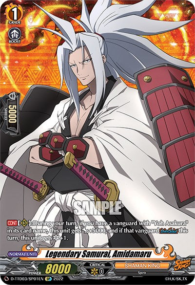 Legendary Samurai, Amidamaru (D-TTD03/SP01EN) [Shaman King] | Pegasus Games WI