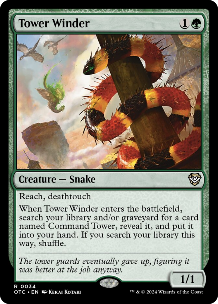 Tower Winder [Outlaws of Thunder Junction Commander] | Pegasus Games WI