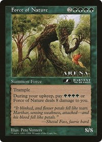 Force of Nature (Oversized) [Oversize Cards] | Pegasus Games WI