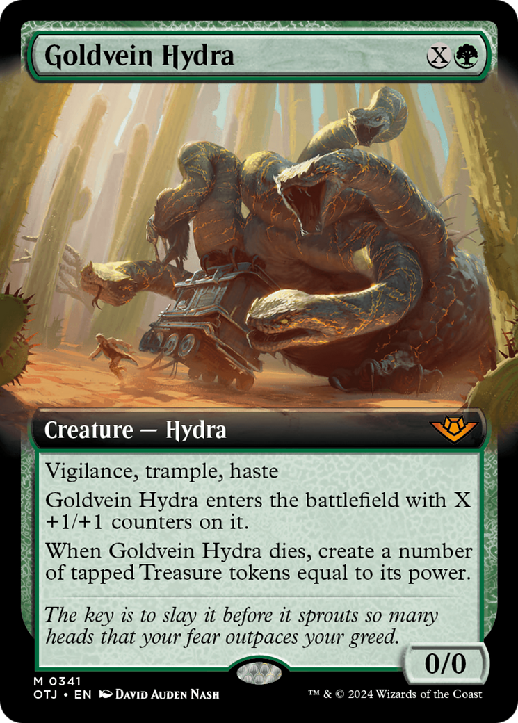 Goldvein Hydra (Extended Art) [Outlaws of Thunder Junction] | Pegasus Games WI