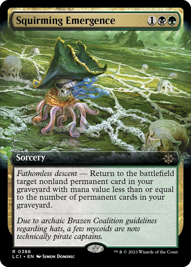 Squirming Emergence (Extended Art) [The Lost Caverns of Ixalan] | Pegasus Games WI