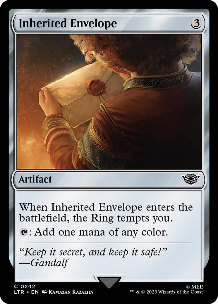 Inherited Envelope [The Lord of the Rings: Tales of Middle-Earth] | Pegasus Games WI
