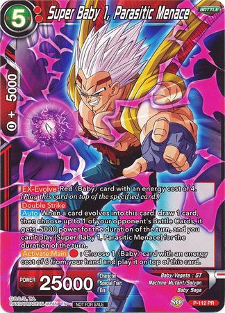 Super Baby 1, Parasitic Menace (Power Booster) (P-112) [Promotion Cards] | Pegasus Games WI