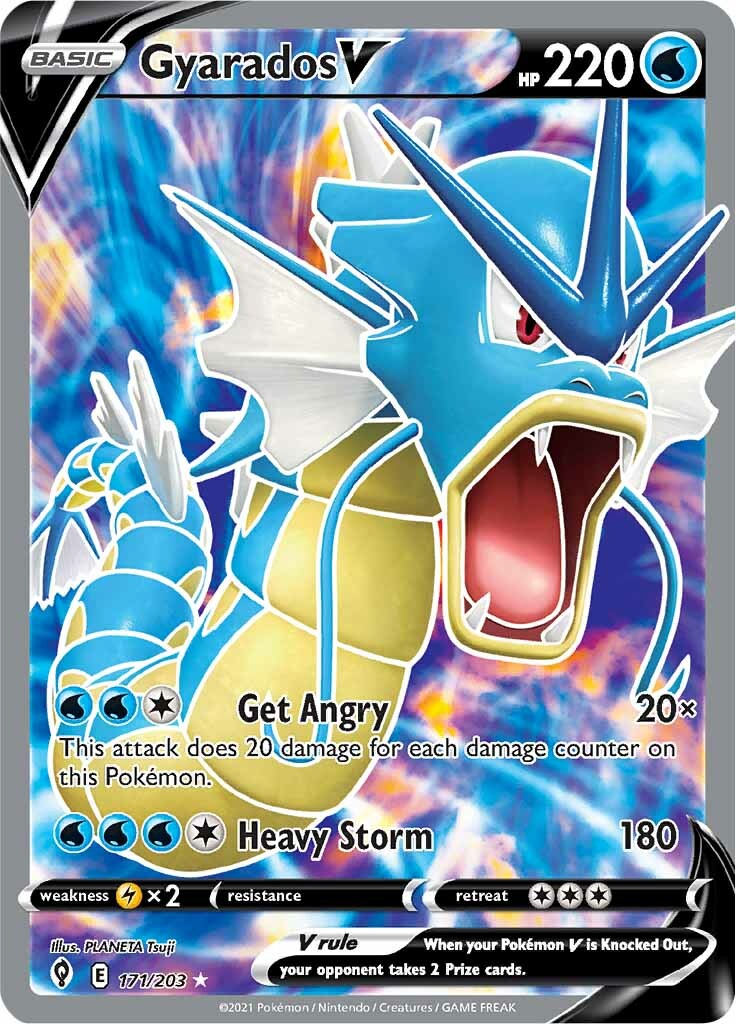 Gyarados V (171/203) [Sword & Shield: Evolving Skies] | Pegasus Games WI