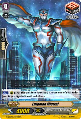 Enigman Mistral (G-CHB02/064EN) [We ARE!!! Trinity Dragon] | Pegasus Games WI
