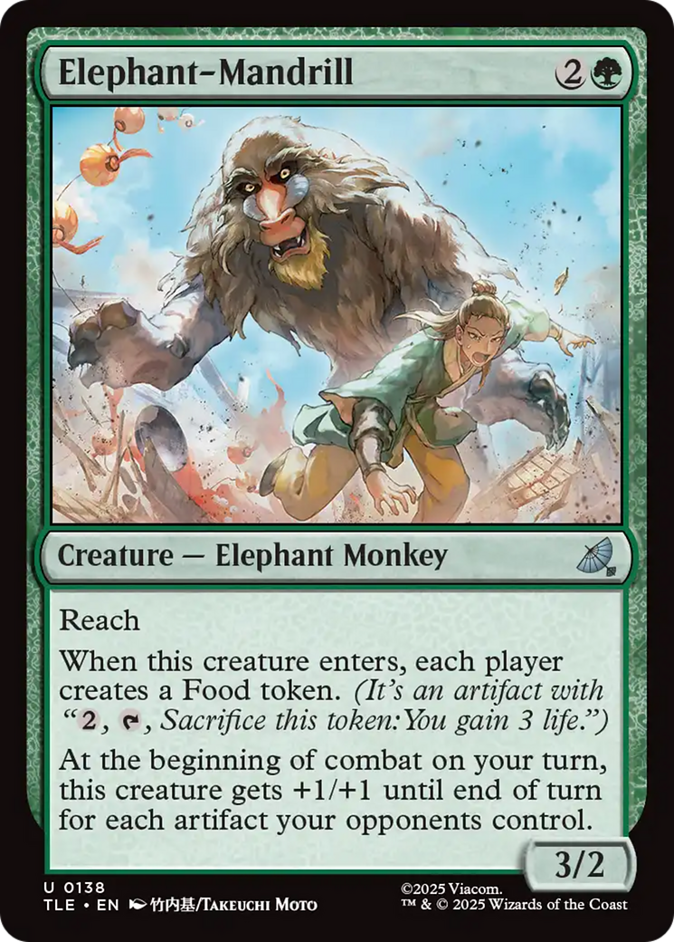 Elephant-Mandrill [Avatar: The Last Airbender: Eternal-Legal] | Pegasus Games WI