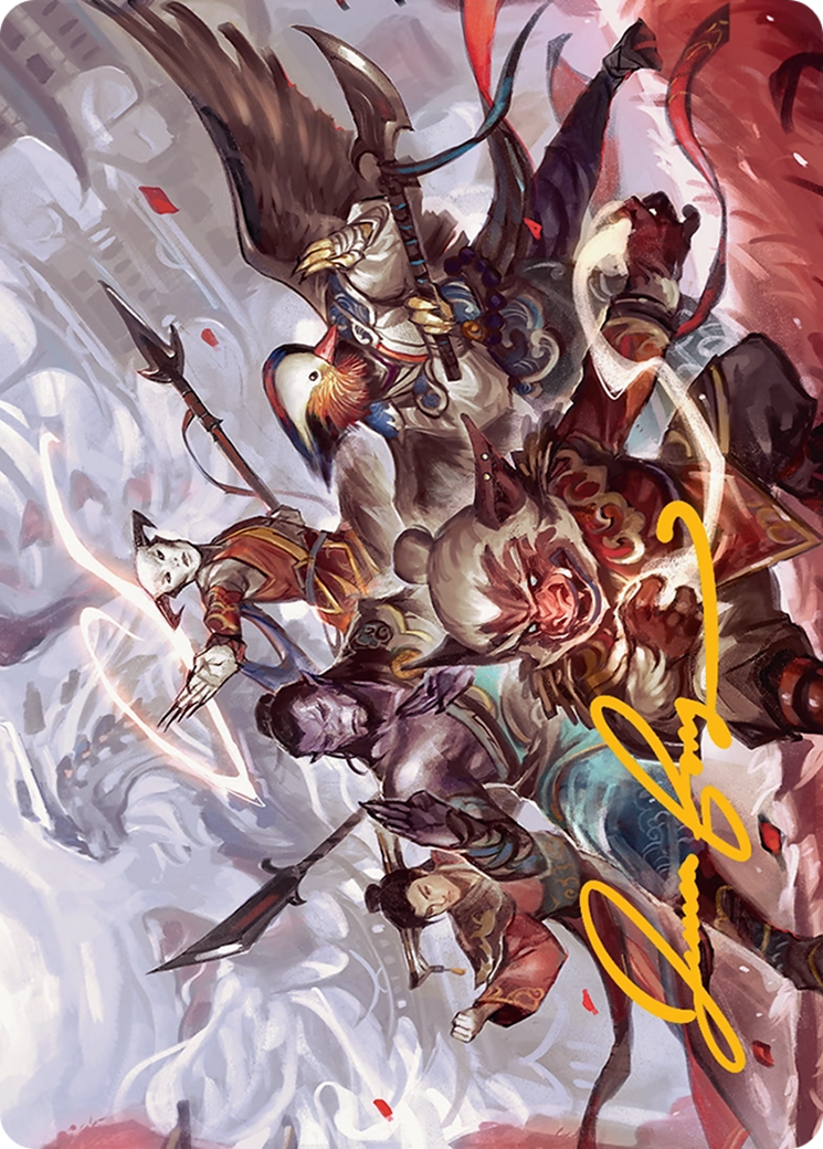 Will of the Jeskai Art Card (54/54) [Tarkir: Dragonstorm Art Series] | Pegasus Games WI