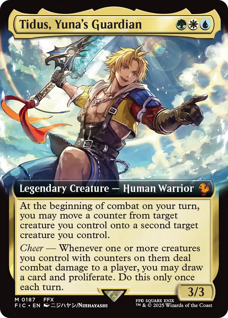 Tidus, Yuna's Guardian (Extended Art) [FINAL FANTASY Commander] | Pegasus Games WI