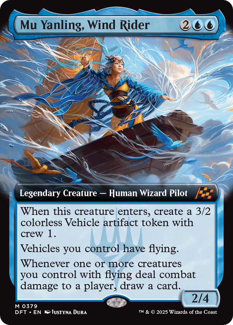 Mu Yanling, Wind Rider (Extended Art) [Aetherdrift] | Pegasus Games WI