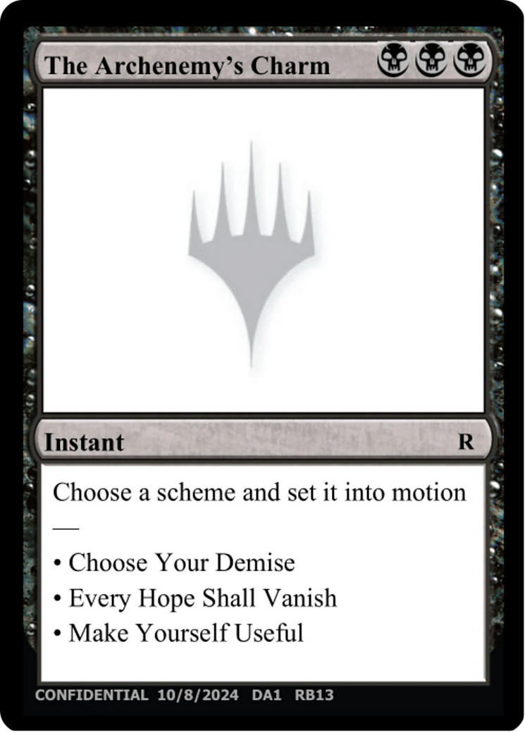 The Archenemy's Charm [Unknown Event] | Pegasus Games WI