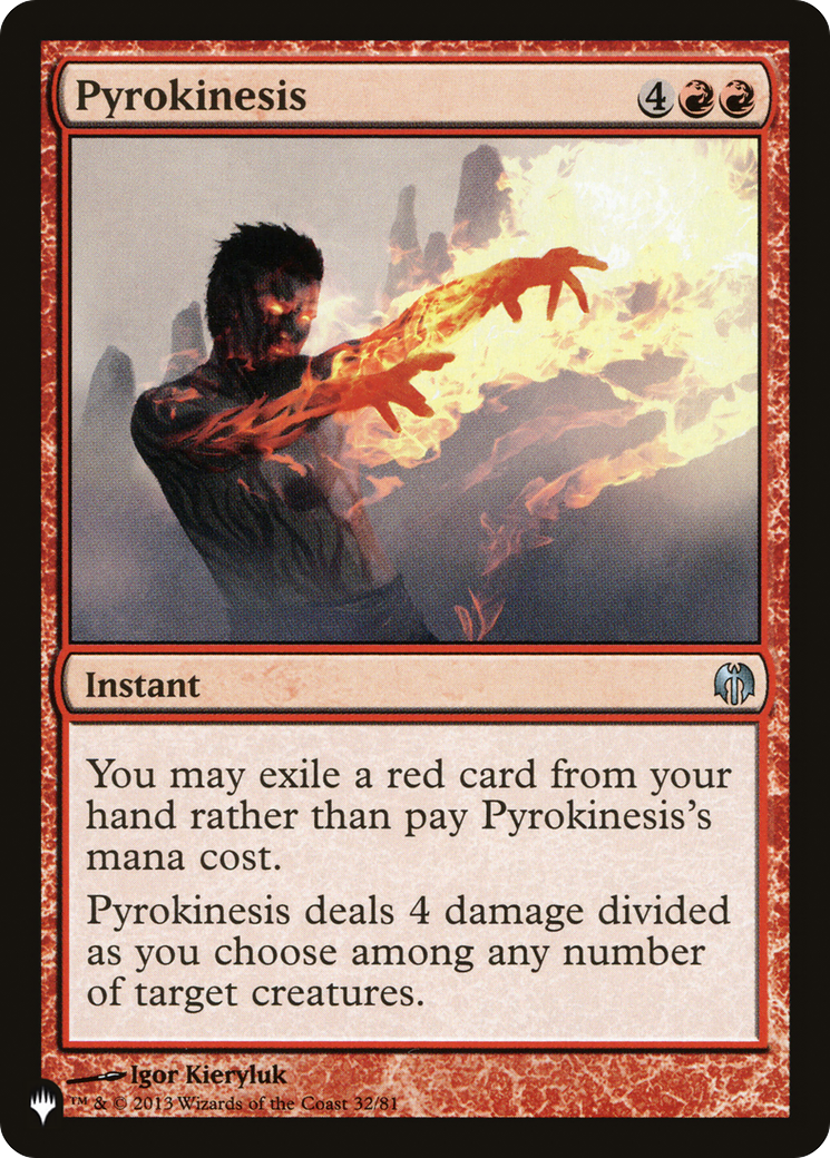 Pyrokinesis [The List] | Pegasus Games WI