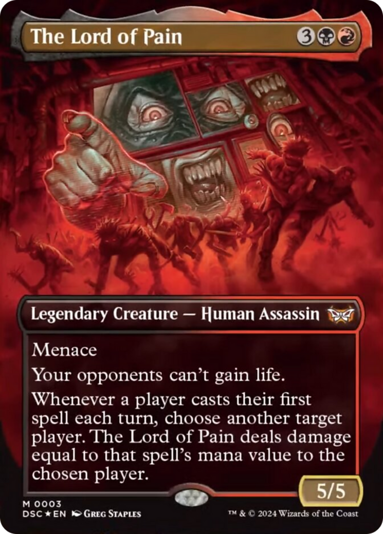 The Lord of Pain (Borderless) [Duskmourn: House of Horror Commander] | Pegasus Games WI