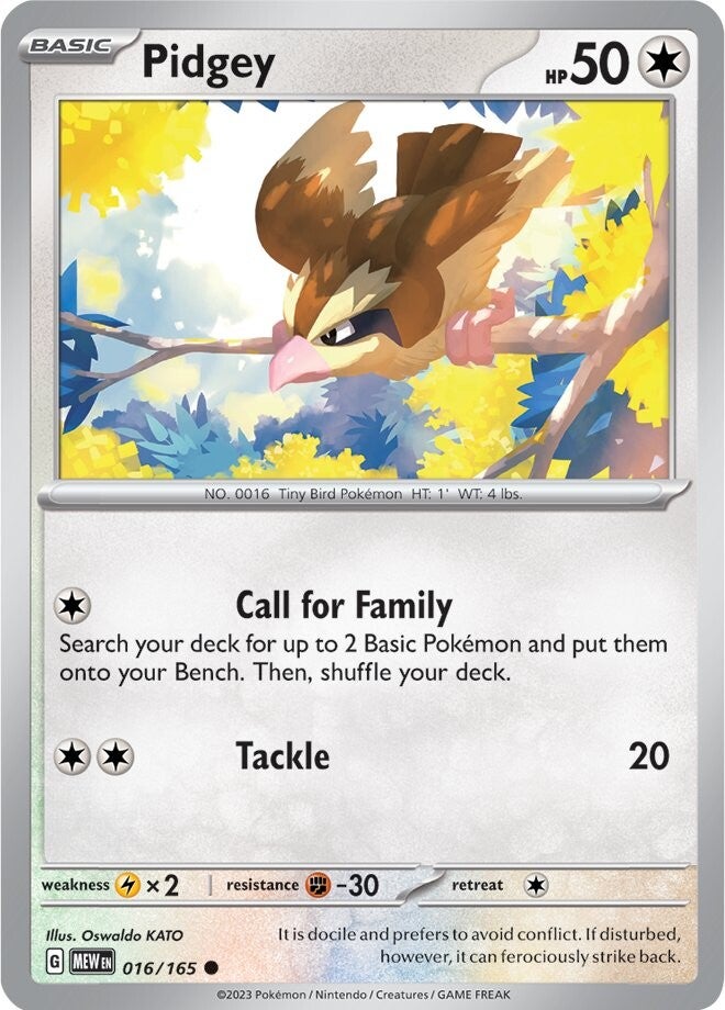 Pidgey (016/165) [Scarlet & Violet 151] | Pegasus Games WI