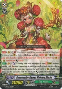 Ranunculus Flower Maiden, Ahsha (Foil) (G-TD03/002EN) [Flower Maiden of Purity] | Pegasus Games WI