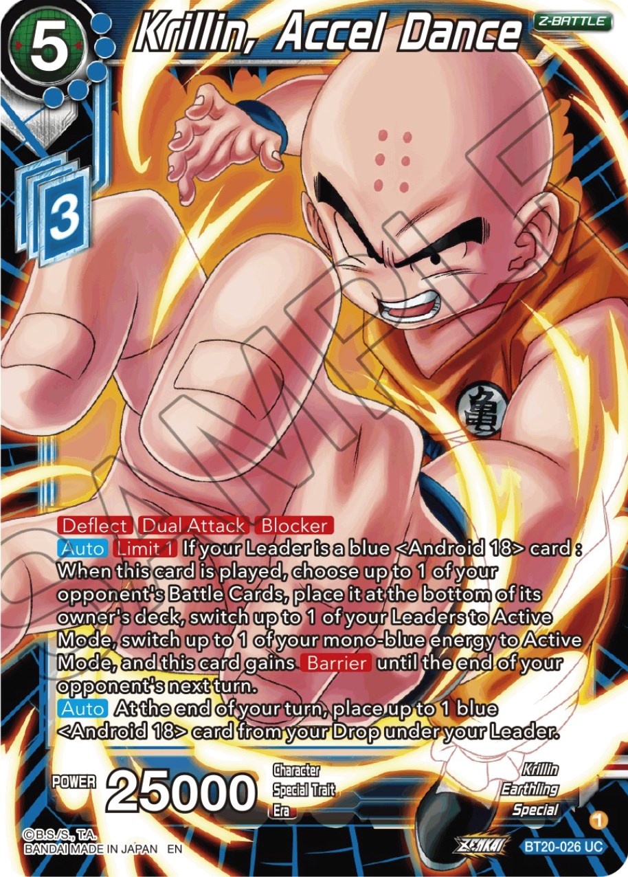 Krillin, Accel Dance (BT20-026) [Power Absorbed] | Pegasus Games WI