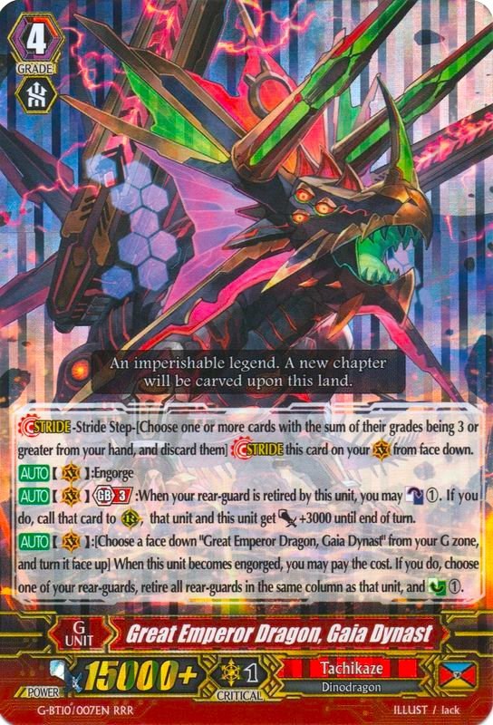 Great Emperor Dragon, Gaia Dynast (G-BT10/007EN) [Raging Clash of the Blade Fangs] | Pegasus Games WI