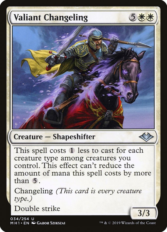 Valiant Changeling [Modern Horizons] | Pegasus Games WI