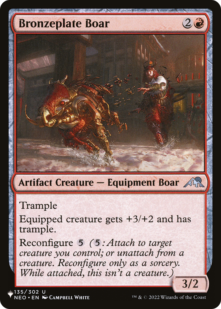 Bronzeplate Boar [The List Reprints] | Pegasus Games WI