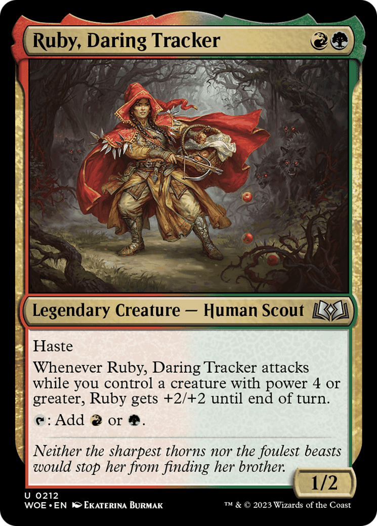 Ruby, Daring Tracker [Wilds of Eldraine] | Pegasus Games WI