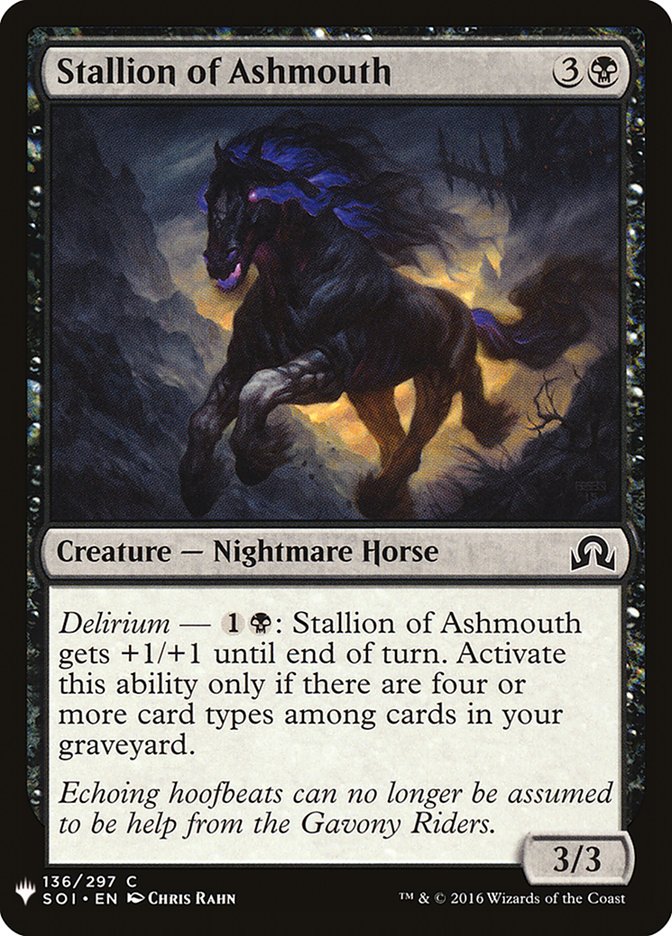 Stallion of Ashmouth [Mystery Booster] | Pegasus Games WI