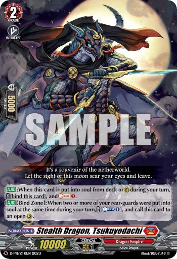 Stealth Dragon, Tsukuyodachi (D-PR/210EN) [D Promo Cards] | Pegasus Games WI