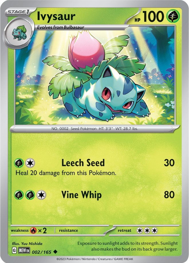 Ivysaur (002/165) [Scarlet & Violet: 151] | Pegasus Games WI