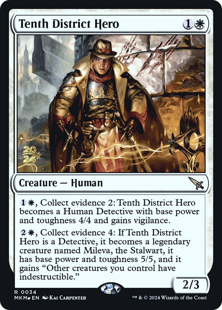 Tenth District Hero [Murders at Karlov Manor Prerelease Promos] | Pegasus Games WI