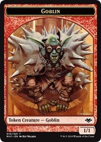 Goblin (010) // Bear (011) Double-Sided Token [Modern Horizons Tokens] | Pegasus Games WI