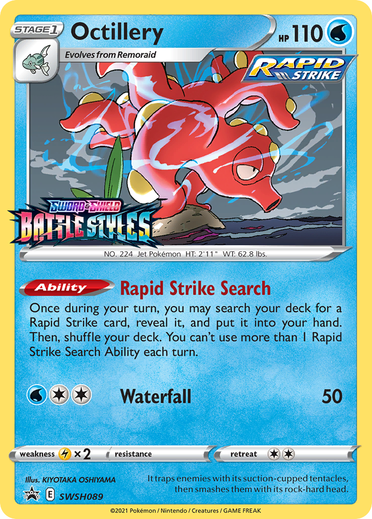 Octillery (SWSH089) (Prerelease Promo) [Sword & Shield: Black Star Promos] | Pegasus Games WI