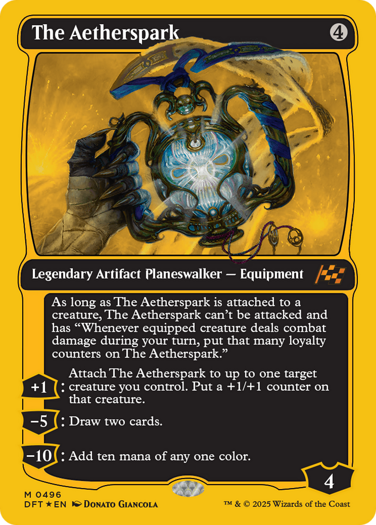 The Aetherspark (First-Place Foil) [Aetherdrift] | Pegasus Games WI