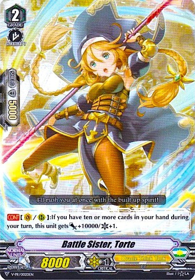 Battle Sister, Torte (V-PR/0020EN) [V Promo Cards] | Pegasus Games WI