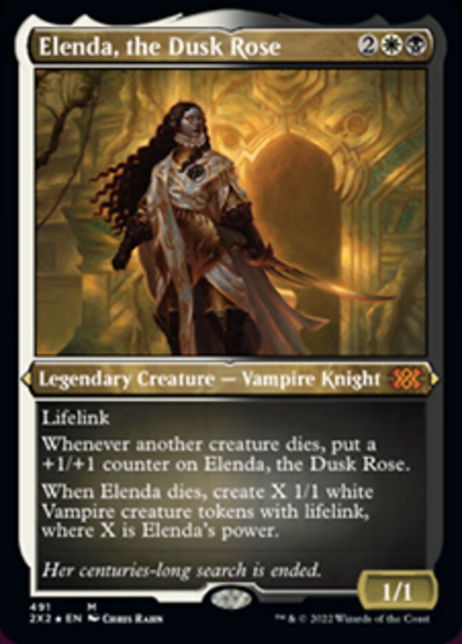 Elenda, the Dusk Rose (Foil Etched) [Double Masters 2022] | Pegasus Games WI